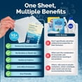 thumbnail image 4 of STEAM AND GO 3-in-1 Ultra Concentrated Dissolvable Laundry Detergent Sheets, Boutique Hotel Scent, 30 Count, 4 of 8