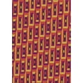 thumbnail image 1 of Ahgly Company Indoor Rectangle Patterned Orange Novelty Area Rugs, 2' x 4', 1 of 6
