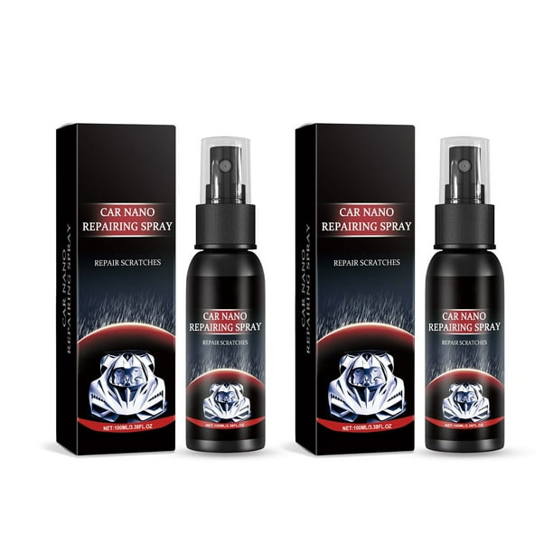 Spray de recubrimiento cerámico para coches - Vidrio líquido súper hidrofóbico, 100ml - Removedor de arañazos y manchas de agua, sellador de pintura y protector