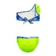 thumbnail image 2 of Traje de Baño Niña MERMAIDS123 Tala 10 dos piezas modelo a un hombro azul con verde, 2 of 4