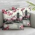thumbnail image 3 of PHYHOO Throw Pillow Covers Stylish Mountain Painting Square Pillowcase for Home Decor Sofa Car Bedroom Pillow case, 3 of 5