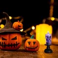 thumbnail image 3 of Vela Sin Llama De Halloween Vela sin llama Halloween para el Festival de Halloween (velas de candelabro esqueleto), 3 of 6