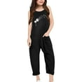 thumbnail image 3 of MIASHUI Girls Casual Jumpsuit for Girls With Pockets Summer Lightweight Loose Fit Comfortable Tees and Juniors V Neck Sleeveless Romper Trendy Print Design, 3 of 5