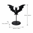 thumbnail image 3 of Halloween Bat Candelabra Candle Holder, 47 in Metal Wrought Iron 3D Bat Candlestick Stand for Fireplace Floor Party Decor, 3 of 6