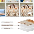 thumbnail image 4 of Yayeee Foldable Storage Basket for Shelves with Handles Set of 2 Waterproof Cloth Bins, Fall Book Shelf, 4 of 7