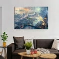 thumbnail image 6 of Tinker Bell And Peters Pan Fly to Neverland Canvas Wall Art Prints Poster Gifts Photo Picture Painting Posters Room Decor Home Decorative 24x36inch(60x90cm), 6 of 6