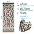 thumbnail image 2 of Colorful Geometric Diamond Pattern Hot Yoga Mat Towel Non Slip for Hot Yoga - Quick-Drying Yoga Mat Cover with 4 Corner Pockets with Travel Bag - Hot Yoga Towel Non Slip 70"x26", 2 of 6