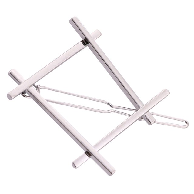 Pinzas para el cabello cuadradas huecas de metal, horquillas para el cabello, horquillas para el cabello para niñas, , peinado, accesorios para Yuyangstore Pinza para el cabello de horquilla para mujer