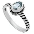 thumbnail image 4 of Natural Sky Blue Topaz 925 Sterling Silver Ring s.6 Jewelry DGR1134_A_6 R-1045, 4 of 7