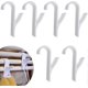 thumbnail image 1 of 6 Pieces Bath Hook Holder Plastic Heated Towel Rail Radiator Hooks Tubular Bath, 1 of 4