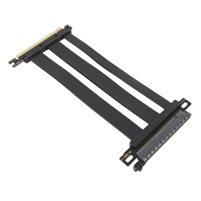 PCIE 4.0 X16 Riser Cable, 128Gbps High Speed PCI E 4.0 Flexible Extender Card Extension Port, 180 Degree Adapter, GPU Graphics Card Extension Cable for RTX 4090 Ti 8900 XT