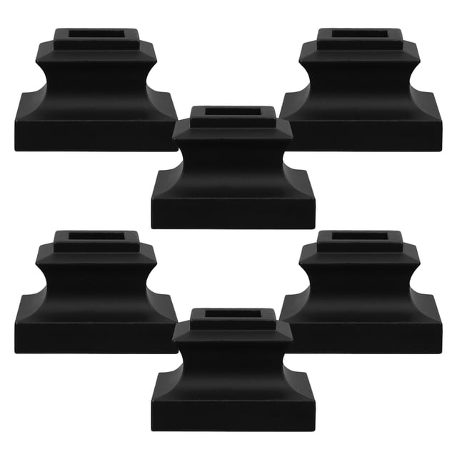 KAKOWELY Chaussures Niveau Balustre 6 Pcs Balustre en Fer, Connecteurs de Balustre pour Escaliers, Kit de Réparation de Balustre en Métal, Pièces d'Escalier Intérieures