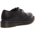 thumbnail image 3 of Dr Martens 1461 Iridescent Women's Lace Up Milled Nappa Leather Shoes In Black Size 6, 3 of 6