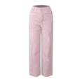 thumbnail image 5 of Dress Pants Women 2026 Trendy Casual Low Waist Straight Leg Sparkly Rhinestones Slacks Work Pants Streetwear, 5 of 5