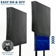 thumbnail image 5 of Black Screen Cover for 60" to slim 65" TV, Outdoor Waterproof Weather Resistant, 5 of 7