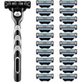 thumbnail image 2 of Gillette Mach3 Razor Blades - 20 Pack Refill Cartridges with Lubrastrip | Official Replacement Blades, 2 of 5