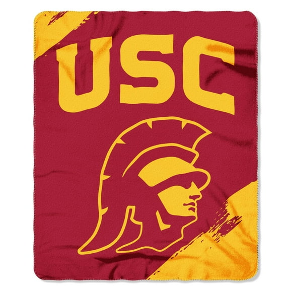 USC Trojans Painted Fleece Throw
