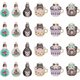 thumbnail image 1 of 24 dijes de gato esmaltados, 6 estilos, dijes de bombilla de metal, colgantes de taza de café para manualidades, collares, pulseras, pendientes, llaveros, suministros para hacer joyas, accesorios., 1 of 5