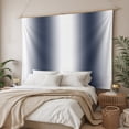 thumbnail image 3 of Navy Blue Ombre Large Tapestry for Bedroom Wall Hanging Tapestry, Farmhouse Modern Art Ceiling Backdrop Tapestries Poster Blanket Wall Decor for Teens Room Living Room Dorm 85" x 90", 3 of 8