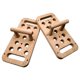 thumbnail image 1 of Diapasón de escalada de madera Multifunción Barra de de madera Tablero de colgar Diapasón de escalada para entrenamiento de fuerza muscular Un par Baoblaze tabla de escalada, 1 of 5
