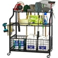 Garden Tool Organizer Yard Tool Storage Rack,Garden Organizer,Steel