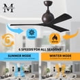 thumbnail image 7 of Matthews Fans - Irene-3 3-Blade 42 Inch Ceiling Fan In Contemporary and, 7 of 7