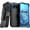 Black & Blue, variant on Rome Tech for Google Pixel 9 Pro XL (2024) Case with Belt Clip Holster & Kickstand, Dual-Layer Shockproof Case - Black & Blue