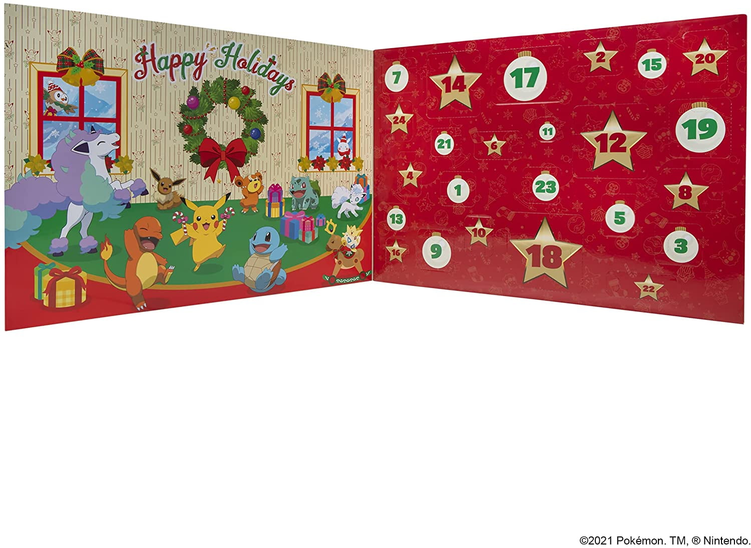 Pokemon Deluxe Advent Calendar 2021 - Walmart.com