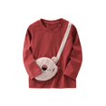 thumbnail image 3 of YOUYEDIAN Girls Long Sleeve Shirts Fall Winter Casual Cute Crewneck Tops, 3 of 5