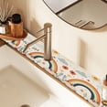 thumbnail image 2 of Yayeee Faucet Mat for Kitchen Sink 30" Diatomite Long Splash Guard Pad, Cute Rainbow, 2 of 7