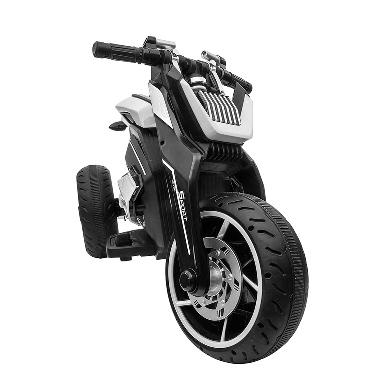 CIPACHO 12V Three Wheel Ride On Motorcycle, Kids Electric Motorbike Car with Horns, LED Lights, Gift for Kids 3-8 Years, White CIPACHO 12V Three Wheel Ride On Motorcycle, Kids Electric Motorbike Car with Horns, LED Lights, Gift for Kids 3-8 Years, White