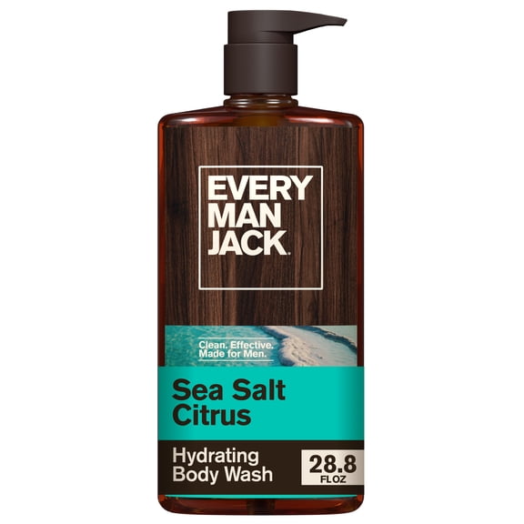 Every Man Jack Sea Salt Citrus Body Wash, 28.8 fl oz
