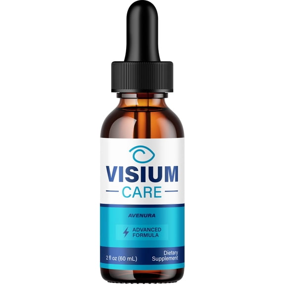 Visium Care Drops Eye Support Supplement – VisiumCare Liquid Vitamins for Healthy Vision Support, 1 Pack, 1 Month Supply