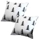 thumbnail image 1 of 2 unidades de almohada de franela, cojín para sofá, edredón, funda de almohada a cuadros geométricos sin almohada central, 1 of 5