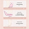 thumbnail image 3 of Heel Grips Heel Cushions Shoe Heel Pads Anti Slip Heel Inserts Heel Liners Heel Protector Back Of Shoe Cushion For Women Adhesive Shoe Fit Inserts Pumps Flats Sneakers Comfort, 3 of 5