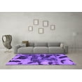 thumbnail image 3 of Ahgly Company Indoor Square Abstract Purple Modern Area Rugs, 5' Square, 3 of 4