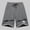 Dark Gray, variant on Jyeity Shorts for Men Zipper Sporty Casual Breathable Solid Elastic Waist Workout Dark Gray Shorts