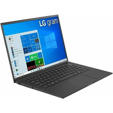 LG Gram Thin & Light Laptop - 14" IPS WUXGA (1920 x 1200) 11th Gen Intel Core i7 1165G7 CPU, Intel Iris Xe Graphics, 16GB RAM, 512GB NVMe SSD, 25.5 Hour Battery - 14Z90P-K.AAB8U1 -Black (2021)