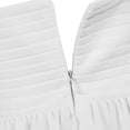 thumbnail image 6 of Alvivi Kids Girls A-Line Chiffon One Shoulder Flower Girl Dress Junior Bridesmaid Wedding Party Pageant Prom Dresses White 8, 6 of 7