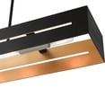 thumbnail image 5 of Livex Lighting - Soma - 4 Light Linear Chandelier in Contemporary Style - 8, 5 of 10