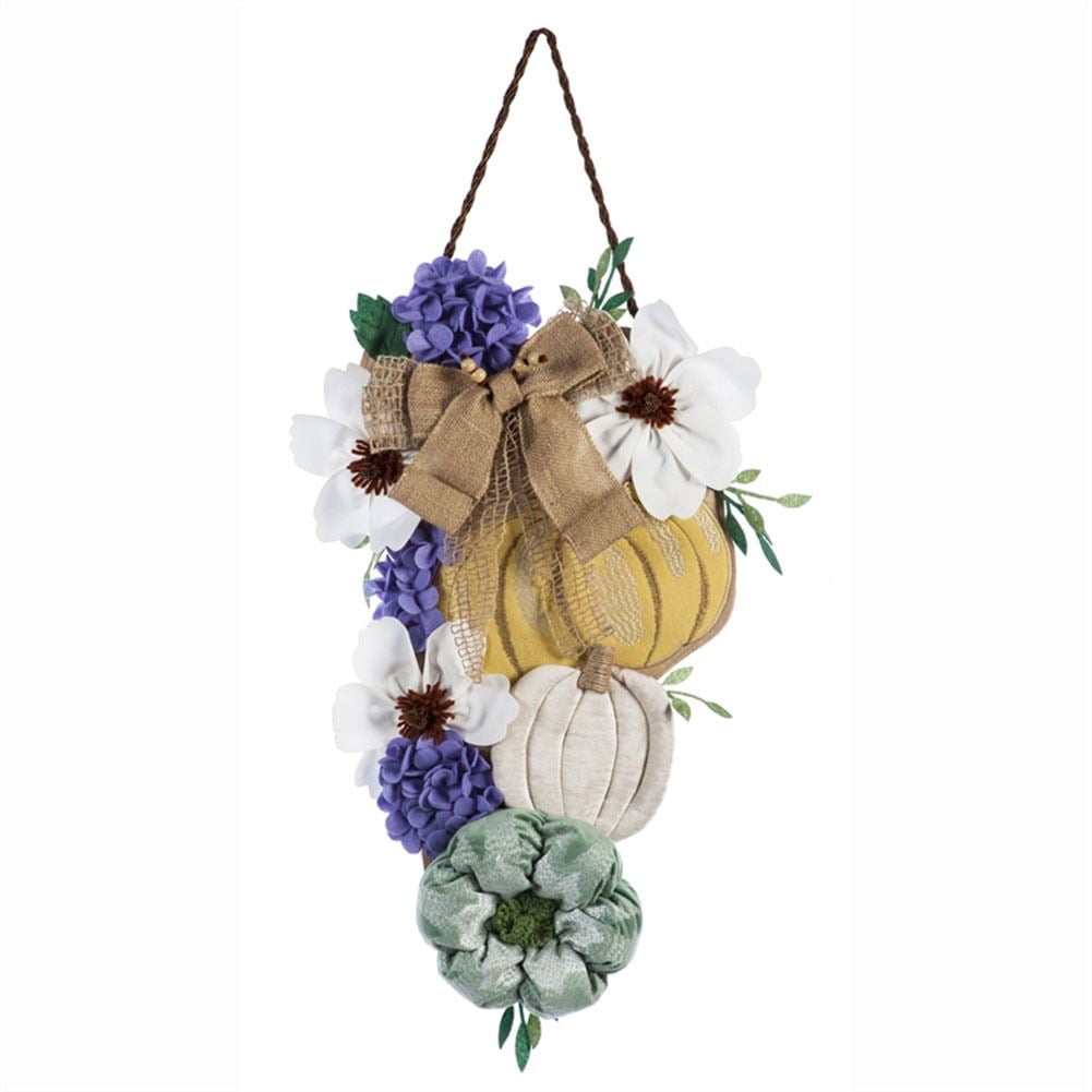 Evergreen Door Decor Soft Autumn Floral Swag Door Decor, 26'' x 16.5