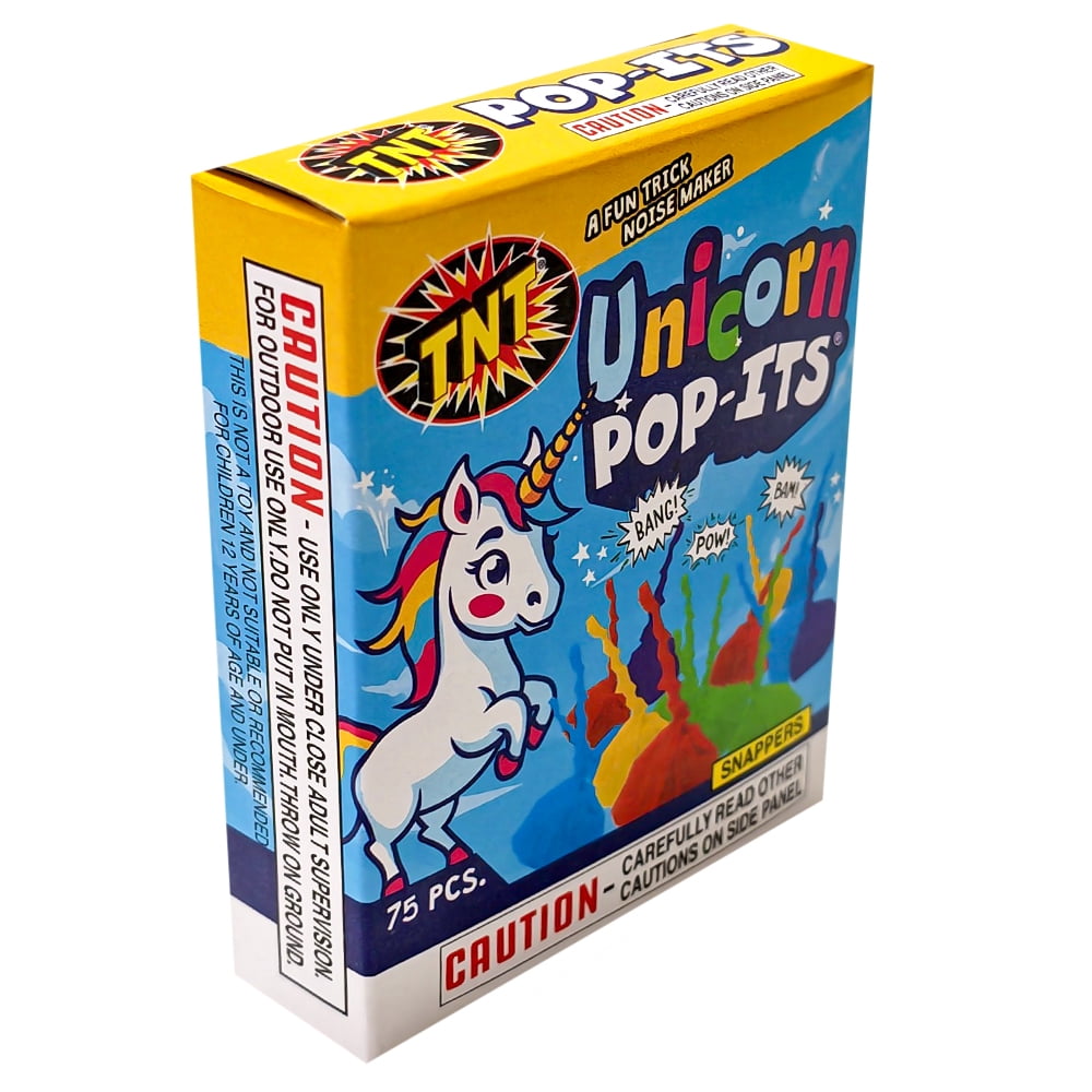 TNT Fireworks, Unicorn Pop Its, 12 Pack
