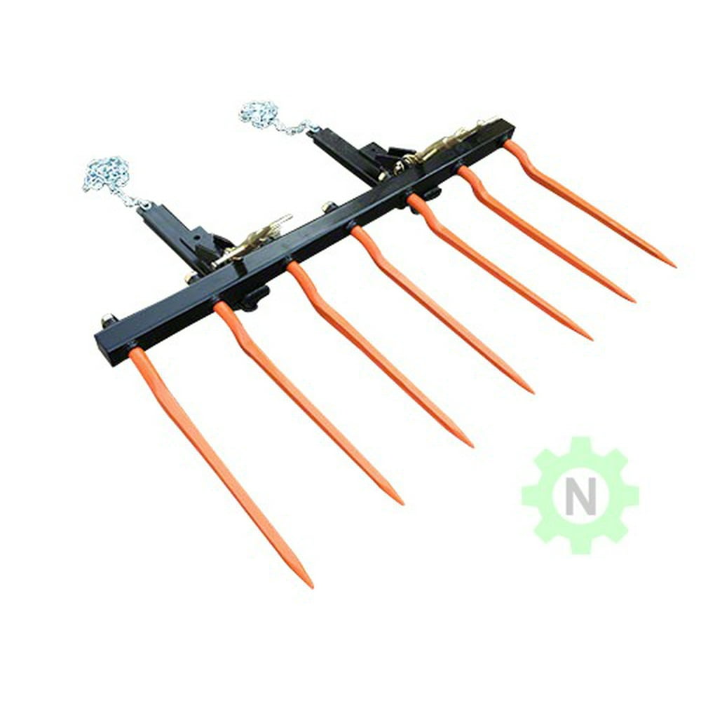 60" Manure / Debris Fork For Loader Bucket 7 x 36" CKD Spikes WD7S2C