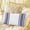 Blue, variant on Grey Striped Standard Size Pillow Cover,Pillowcase Protectors with Zipper,Breathable Decorative Throw Pillow Case Cover,Modern White Striped Abstract Art Aesthetics Pillow Shams for Couch 20x26Inch