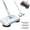 Blue+3 Mop Cloth, variant on Smart Robot Vacuum Mop & Broom, 3-in-1 Manual Push Sweeper,Non-Electric Hard Floor Cleaner Hand Push Operation No Battery Needed Home Kitchen Office Sweeps & Mops
