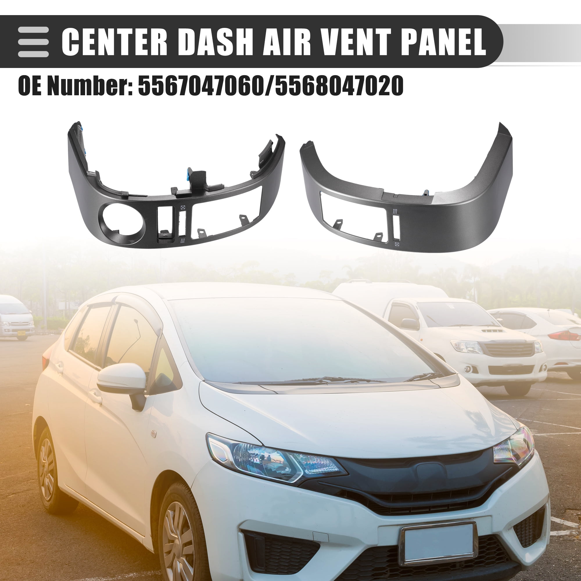 Unique Bargains Center Dash Vent Trim Panel for Toyota 2004-2009 5567047060