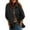Black, variant on XFLWAM Women's Jean Jacket Oversized Turndown Collar Button Up Coats Long Sleeve Split Denim Jackets Fall Loose Fit Outerwear XXL