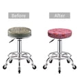 thumbnail image 5 of Bingfone Cute Strawberry Padded Round Bar Stool Cover Cushion with Elastic Fabric Round Chair Seat - Cute Strawberry, 5 of 7