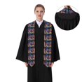 thumbnail image 4 of Zufioo Fantasy Cosmic Landscape Print Graduation Shawl Ribbon, Graduation Ribbon for Male and Female Graduates-Flattened, 4 of 7