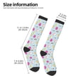 thumbnail image 2 of KLL Happy Easter Print Cool Socks Men's Women's Crew Socks Funny Crazy Novelty Stockings, 2 of 6